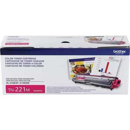 Toner Brother Tn-221M Magenta Hl-3140Cw, Hl-3170Cdw, Mfc-9130Cw, Mfc-9330Cdw, Mfc-9340Cdw