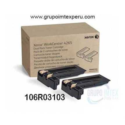 TONER XEROX 106R03103 PARA WC 4265 Rendimiento: 50,000 PAGINAS