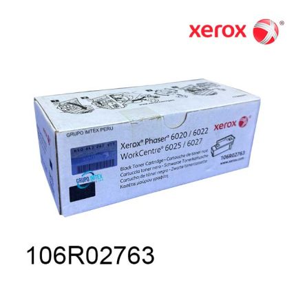 Toner Xerox 106R02763 Black Phaser 6020, 6022 Workcentre 6025, 6027