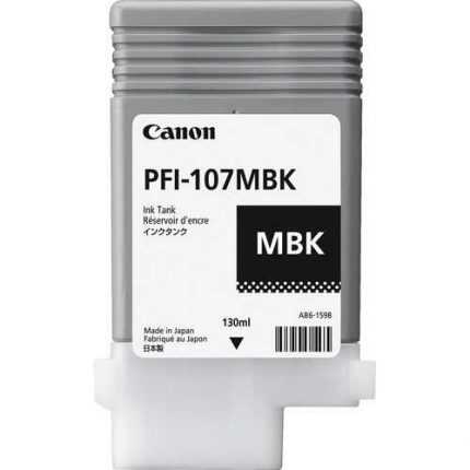 Tinta Canon Pfi-107Mbk Image Prograf Ipf670, Ipf680, Ipf685, Ipf770, Ipf780, Ipf785