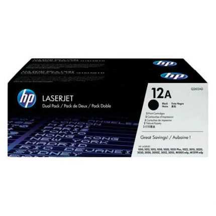 TONER HP 12AD Q2612AD PACK 2 laser jet 1012 1015 m1005, mfp1319f