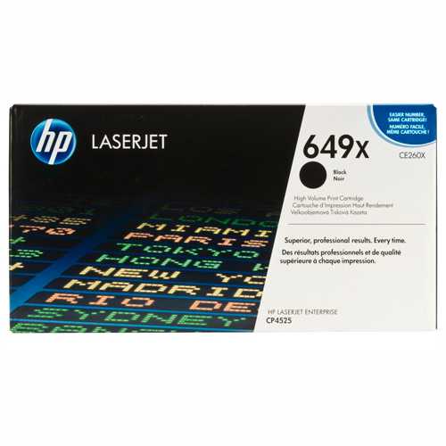 toner hp 649x ce260x laserjet cp4025, cp4525, cp4525dn