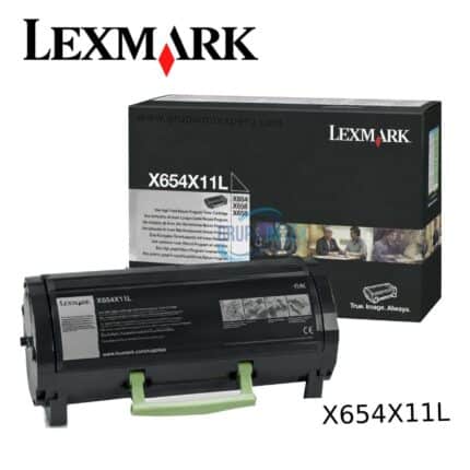 TONER LEXMARK X654X11L Lexmark X654, X656, X658, Rendimiento_ 36000 páginas.