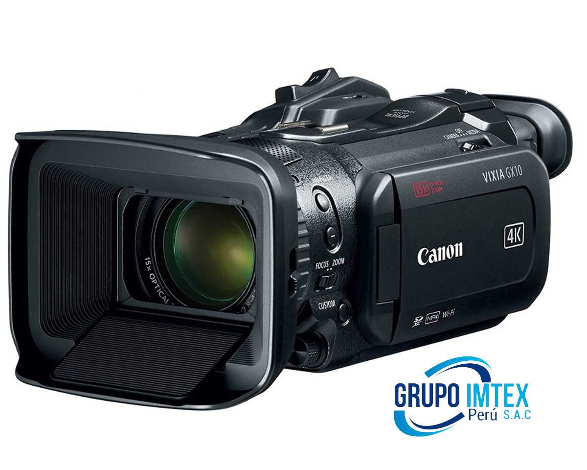Filmadora Canon Vixia Gx10 Uhd 4k Imtex Peru SAC