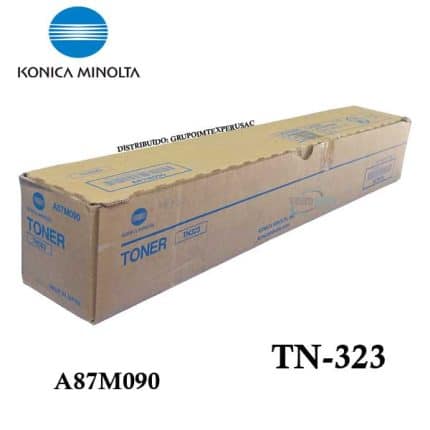 Toner Konica Minolta TN-323 Bizhub 367 Negro A87M090
