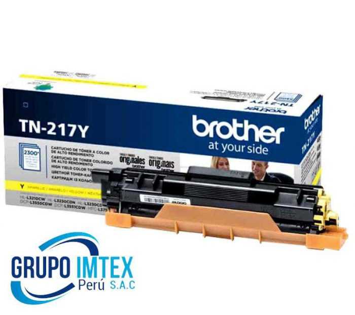 TONER BROTHER TN217Y YELLOW HL-L3270CDW, DCP-L3551CDW, MFC- L3750CDW