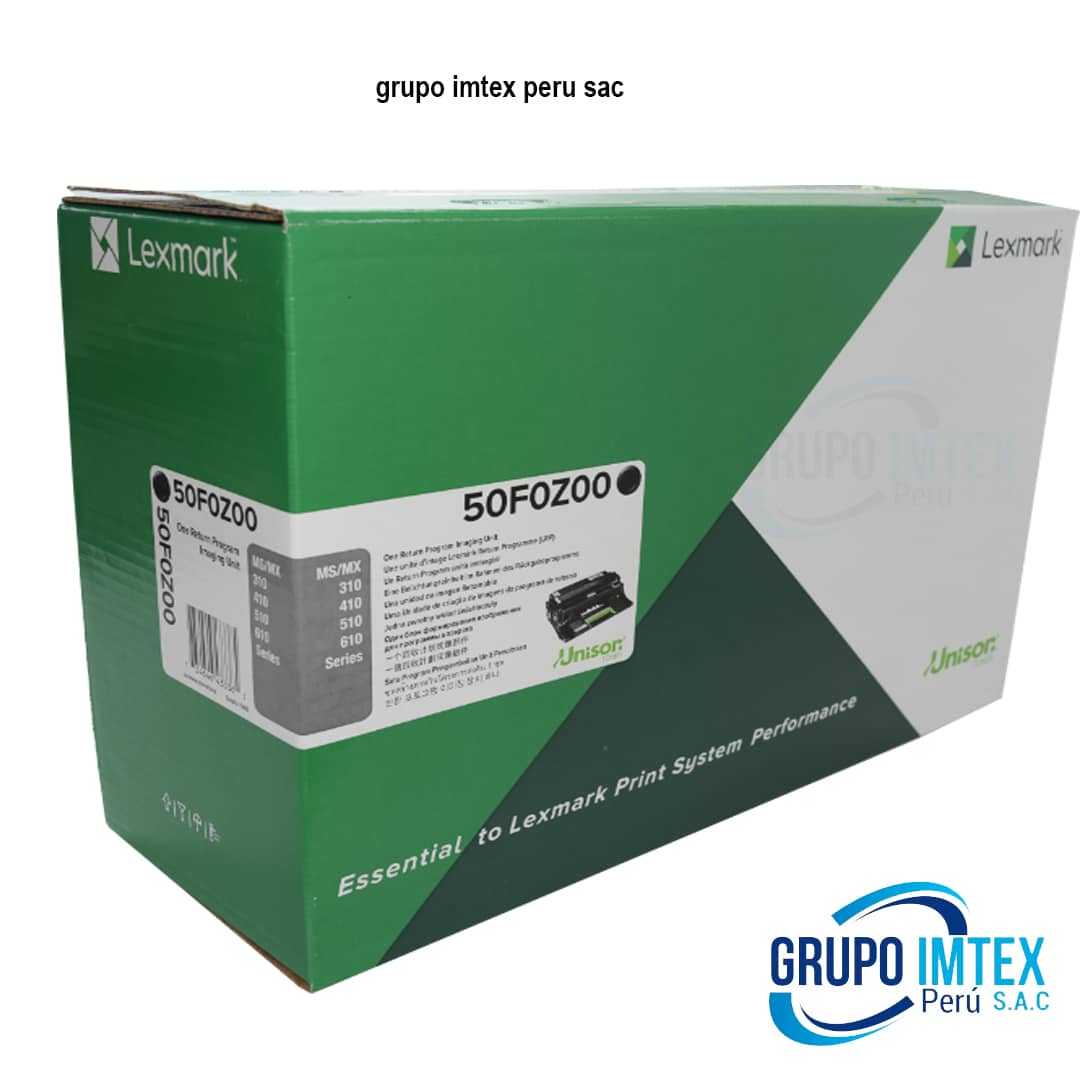 UNIDAD DE IMAGEN LEXMARK 50F0Z00 PARA MS310DN