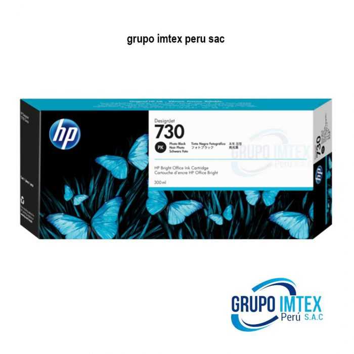TINTA HP P2V73A (730) 300ML PHOTO BLACK