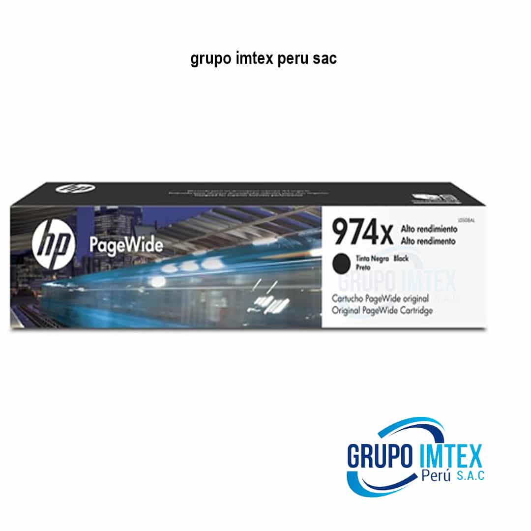 TINTA HP 974XL L0S08AL BLACK 10,000 PGS | grupo imtex peru