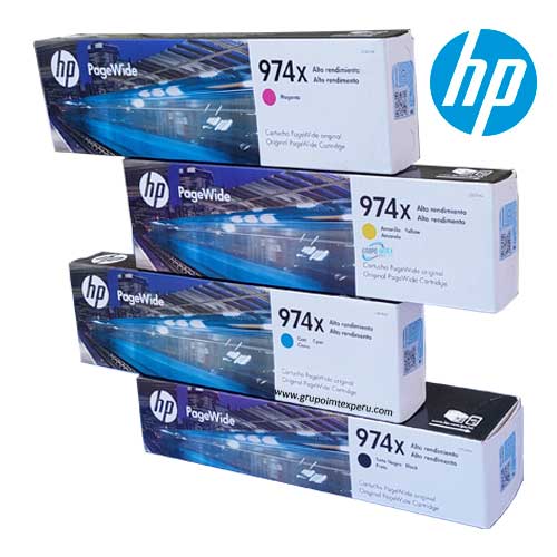 Tinta Hp 974X Pagewide Pro Series 352, 377, 452Dw, 477Dw, 552Dw, 577Dw