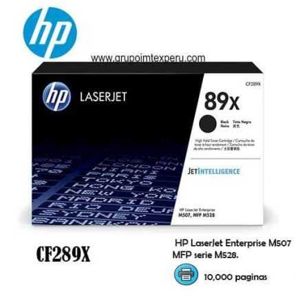 toner hp cf289x (89x) l.j.e m507 LaserJet Enterprise M507 and HP LaserJet Enterprise MFP M528