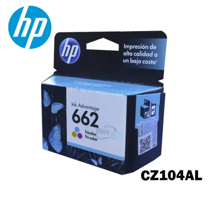 Cartucho De Tinta Tricolor Hp 662 Cz104Al Original