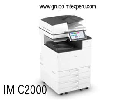 IMPRESORA MULTIFUNCIONAL COLOR RICOH IM C2000 | Grupo Imtex Peru SAC