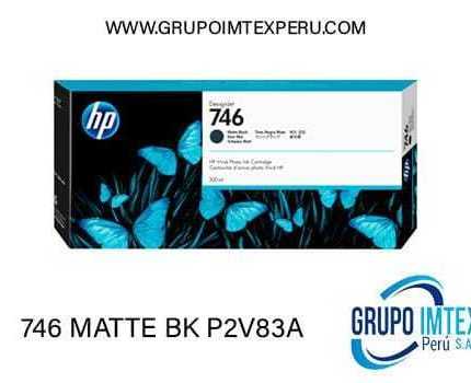 TINTA HP 746 MATTE BLACK P2V83A 300ML