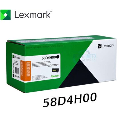 Tóner Lexmark 58D4H00 Negro