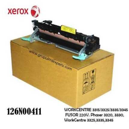 fusor xerox 126N00411 WORKCENTRE 3315/3325/3335/3345  Phaser 3320, 3330, WorkCentre 3325,3335,3345