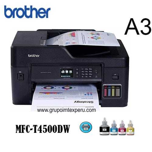 imprresora brother mfc-t4500dw multifuncional