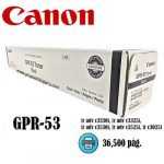Toner canon gpr-53 negro ir adv c3330i, ir adv c3325i, ir adv c3530i, ir adv c3525i, ir c3025i