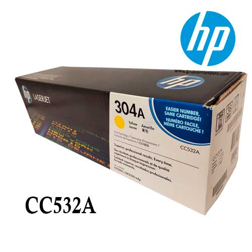 Toner Hp 304A Cc532A Laserjet Cp2025, Cp2020, Cm2320 Yellow