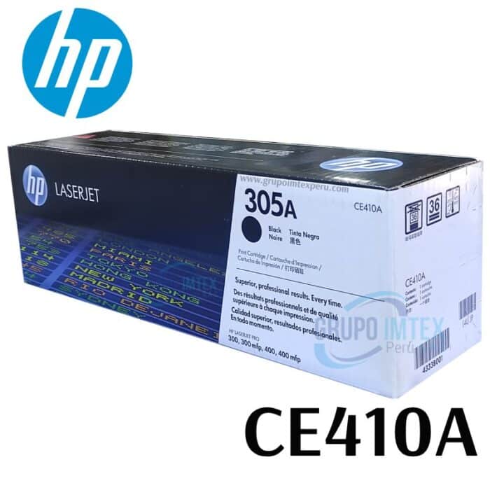 Toner Hp 305A  Ce410A Negro, Laserjet Pro M351, M451, M375, M475