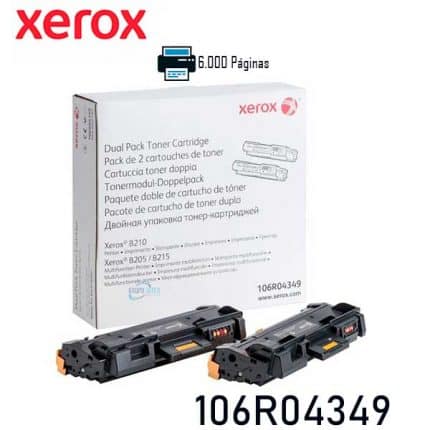 Toner Xerox 106R04349 Negro