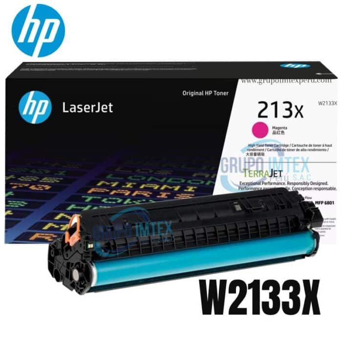 Toner Hp 213X W2133X  Magenta , LaserJet  5700, 5800, 6700, 6701, 6800, 6801, X55745, X654, X677