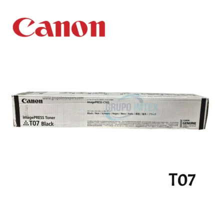 Toner Canon T07 Negro imagePRESS Lite C165, C170, C265, C270