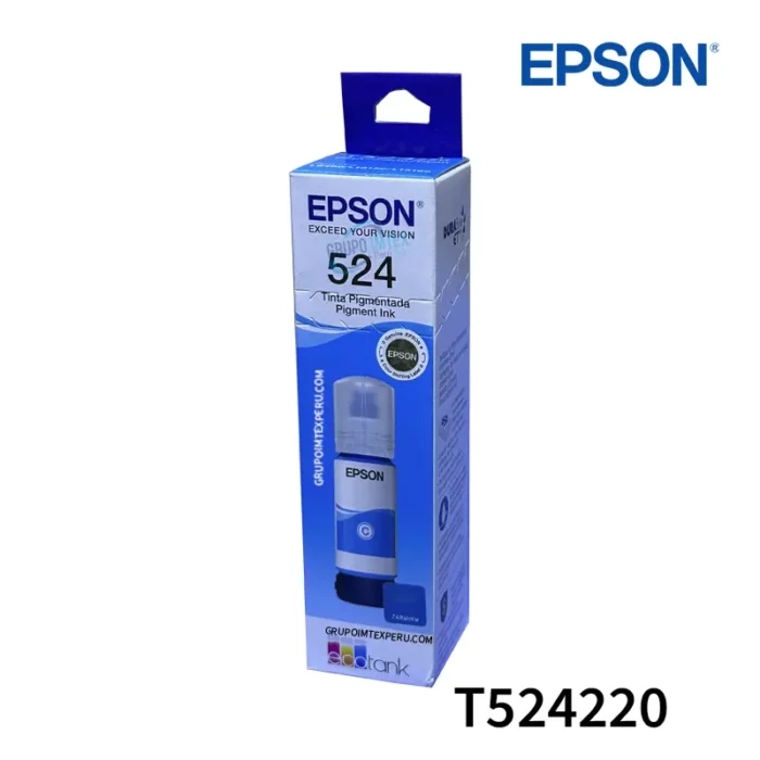 Tinta Epson T524220 Cyan, L6490, L15150, L15160