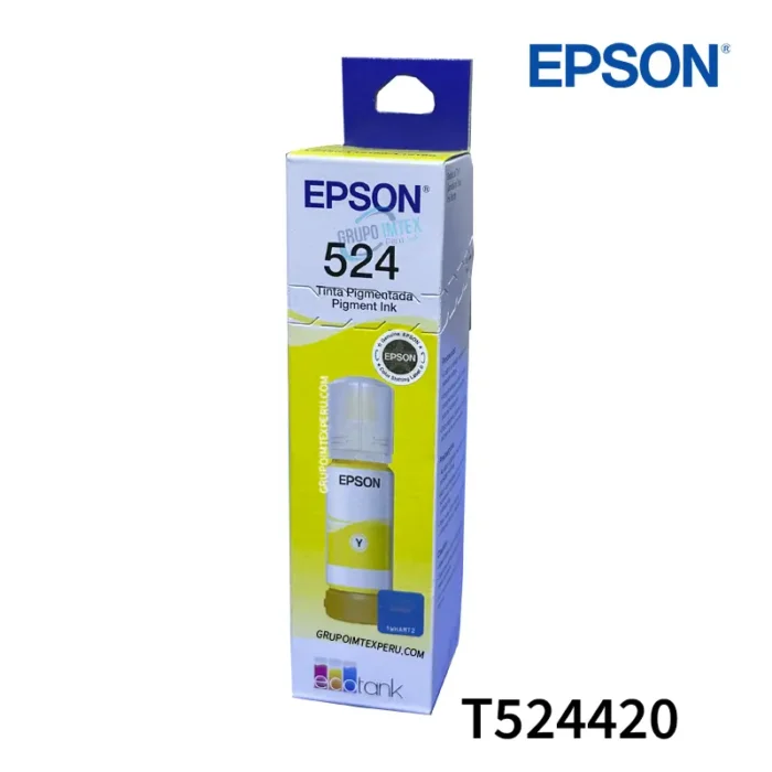 Tinta Epson T524420 Yellow, L6490, L15150, L15160