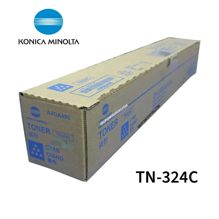 Toner Konica Minolta Tn-324C Cyan Bizhub C258, C368, C308