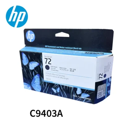 Tinta Hp 72 C9403A 130Ml Mate Blackdesignjet T610, T620, T770, T1100, T1120, T1200, T1200 Hd, T2300 Emfp, T790, T795, T1300