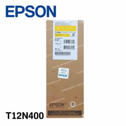 Bolsa de Tinta Epson T12N Amarillo Original (T12N400) para WorkForce Pro EM-C800