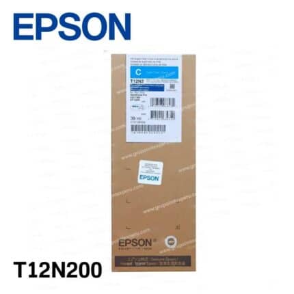 Bolsa de Tinta Epson T12N Cian Original (T12N200) para WorkForce Pro EM-C800