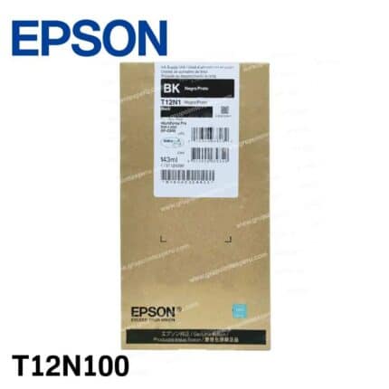 Bolsa de Tinta Epson T12N Negro Original (T12N100) para WorkForce Pro EM-C800