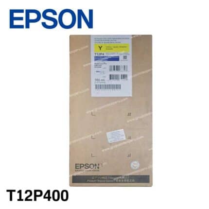Bolsa de Tinta Epson T12P Amarillo Original (T12P400) para WorkForce Pro EM-C800 y EP-C800