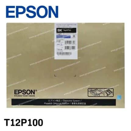 Bolsa de Tinta Epson T12P Negro Original (T12P100) para WorkForce Pro EM-C800