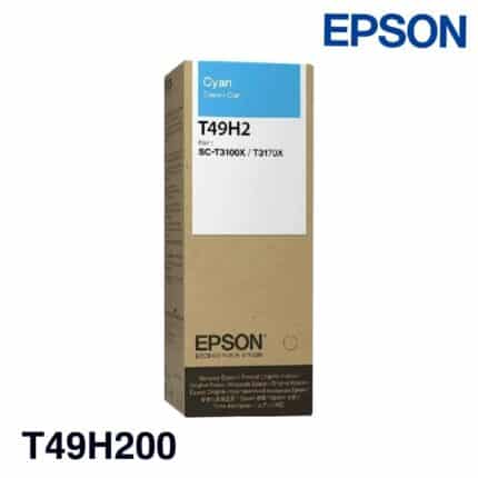 Botella de Tinta Epson T49H Cian Original (T49H200) 140 ml para SureColor SC-P20500