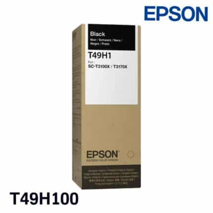 Botella de Tinta Epson T49H Negro Original (T49H100) 140 ml para SureColor SC-P20500