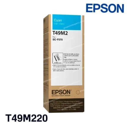 Botella de Tinta Epson T49M Cian Original (T49M220) 140 ml para SureColor SC-P5330