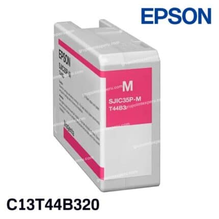 Cartucho de Tinta Epson SJIC35P Magenta Original (C13T44B320) para ColorWorks C6000 y C6500