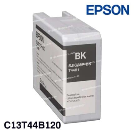 Cartucho de Tinta Epson SJIC35P Negro Original (C13T44B120) para ColorWorks C6000 y C6500