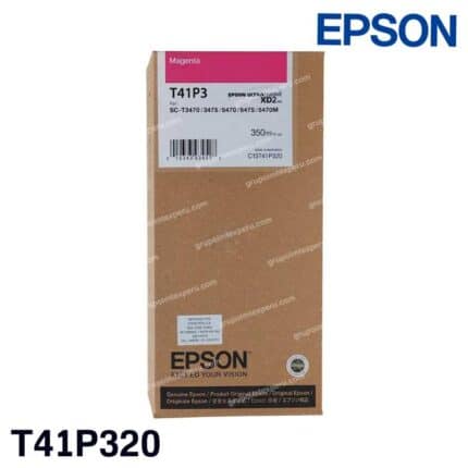 Cartucho de Tinta Epson T41P Magenta Original (T41P320) de Alta Capacidad para SureColor T7770D y T7770DM
