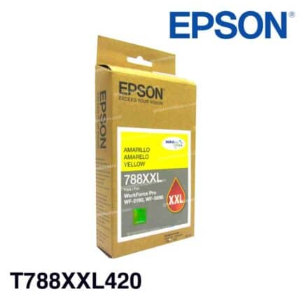 Cartucho de Tinta Epson T788XXL Amarillo Original (T788XXL420-AL) para WorkForce Pro WF-5190 y WF-5690