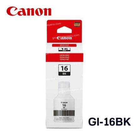 Tinta Canon GI-16BK Negra MAXIFY GX3010, GX4010, GX5010, GX6010, GX7010 y GX7110