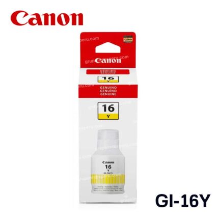 Tinta Canon GI-16Y Amarilla MAXIFY GX3010, GX4010, GX5010, GX6010, GX7010 y GX7110