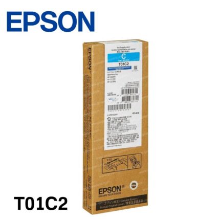 Tinta Epson T01C Cian Original (T01C200) para WorkForce Pro WF-C529R y WF-C579R