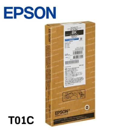 Tinta Epson T01C100 Negro Original para WorkForce Pro WF-C529R y WF-C579R