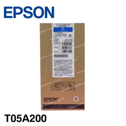 Tinta Epson T05A Cian Original (T05A200) para WorkForce Pro WF-C878R y WF-C879R