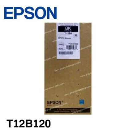 Tinta Epson T12B Negro Original (T12B120-AL) para WorkForce WF-M5399 y WF-M5899