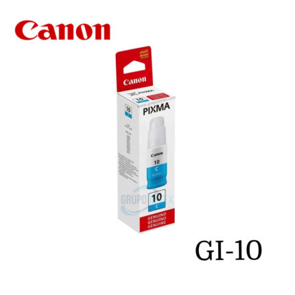 Botella De Tinta Canon GI-10 Cyan,  Pixma G5010, G6010, G7010, GM2010, GM2011, GM4010